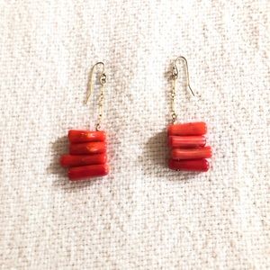 Coral Earrings